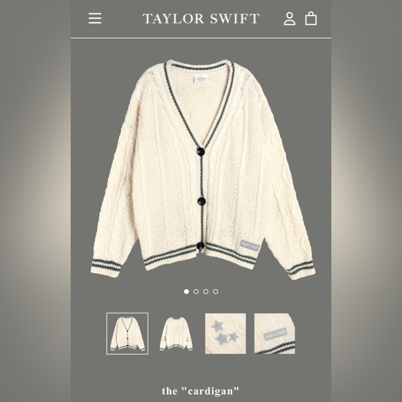 Taylor Swift Folklore Cardigan